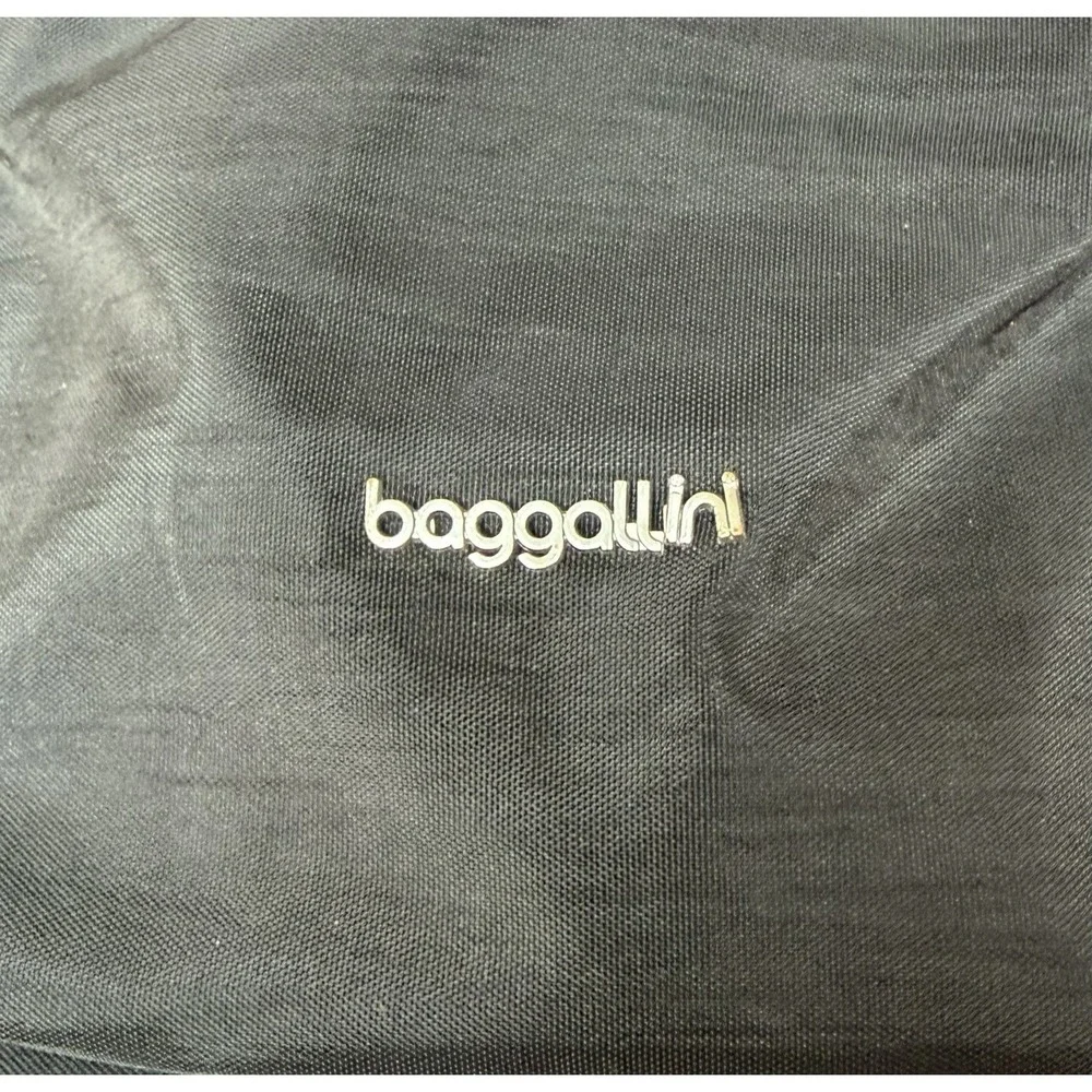 Baggallini‎ RFID Travel Backpack Black Nylon Laptop Carry On Organizer Bag